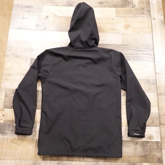 Neff Softshell Jacket Men’s Medium Black Hooded Zip Front Streetwear Snow Urban - Picture 10 of 14